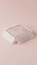 Custom Blush Pink Cotton T-Shirt