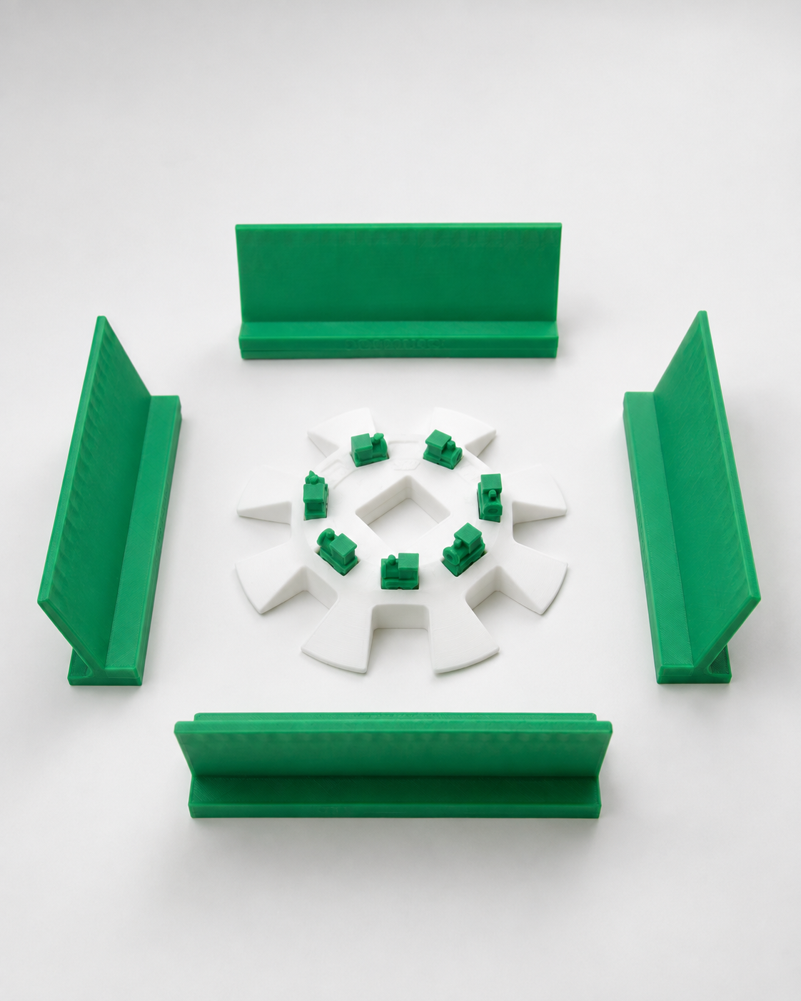 Personalised 3D Printed Domino Rack – Set of 4