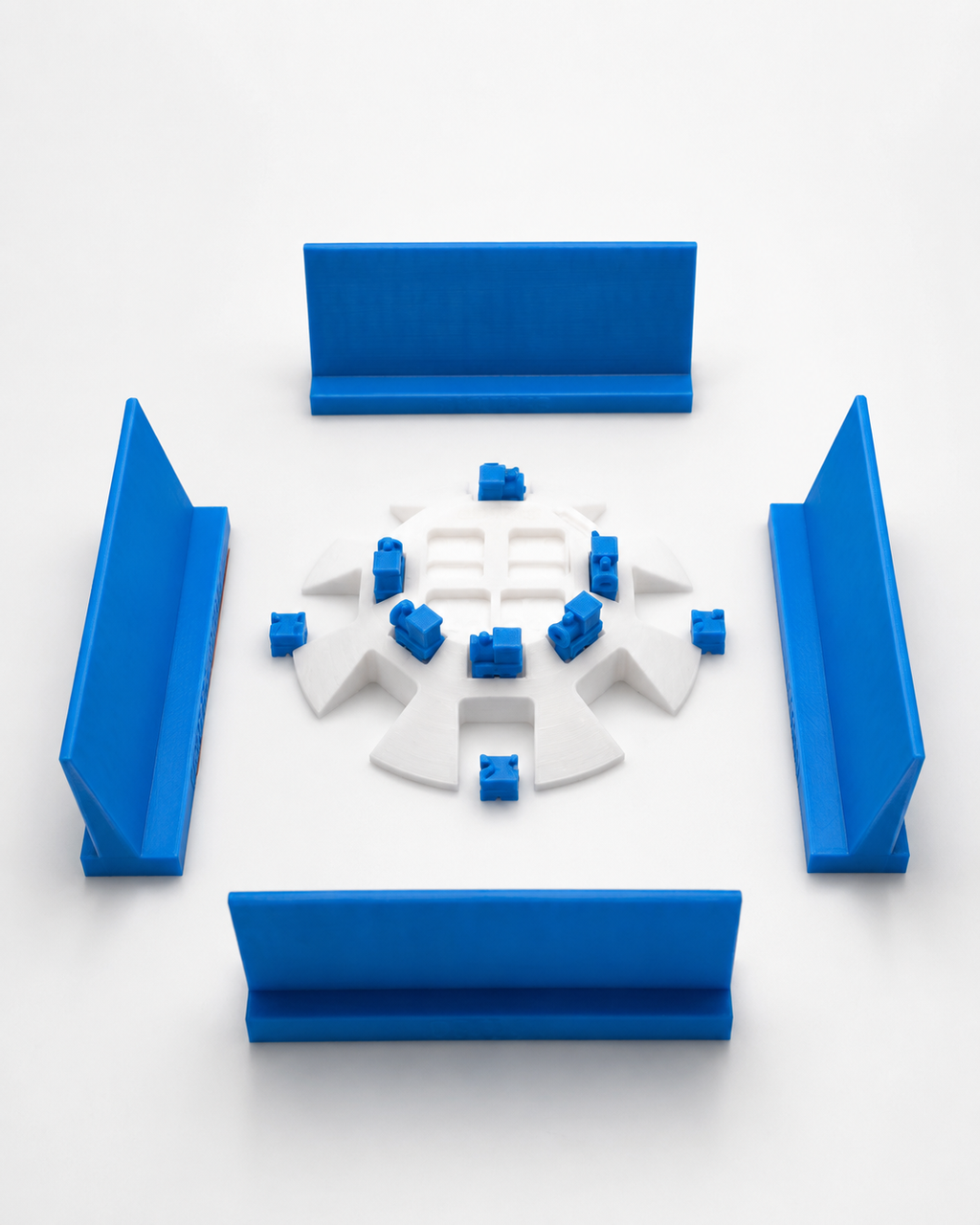 Personalised 3D Printed Domino Rack – Set of 4